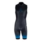 Roupa de Neoprene Aquasphere Aquaskin Shorty V3 Masculina Glideskin 1.5mm sem Mangas para Águas Quentes
