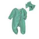 Roupa de peça única Ayalinggo Baby Romper verde 3-6 meses