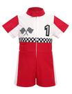 Roupa de peça única IMEKIS Baby Race Car Driver Costume 9-12M
