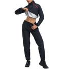 Roupa de sauna HOTSUIT Sweat Jacket Pant preta GG Roupa de sauna HOTSUIT Sweat Jacket Pant preta GG