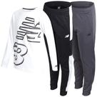 Roupa de treino New Balance Boys de 3 peças Waffle Knit Thermal 8-20