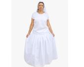 Roupa de Umbanda Candomblé Feminino Conjunto de Ração Camisu e Saia