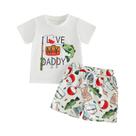 Roupa de verão Bagilaanoe Toddler Baby Boy, conjunto de 2 peças Roupa de verão Bagilaanoe Toddler Baby Boy, conjunto de 2 peças