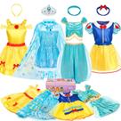 Roupa de vestir Princess Up BIBUTY para meninas de 3 a 6 anos com acessório Roupa de vestir Princess Up BIBUTY para meninas de 3 a 6 anos com acessório