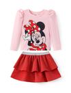 Roupa Disney Minnie Mouse Toddler Girl 2 peças 5-6Y