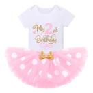 Roupa IMEKIS Wild One Cartoon, 1º 2º aniversário para menina