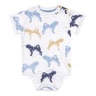 Roupa Infantil Bebê Body Flame Charpey Cachorrinho Algodão Pratico Design Versátil