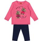 Roupa Infantil Blusa Manga Longa Estampada e Calça Conjunto Moletom Kyly Moda Inverno Confortável Roupa Infantil Blusa Manga Longa Estampada e Calça Conjunto Moletom Kyly Moda Inverno Confortável