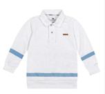 Roupa Infantil Camiseta Frio Manga Longa Gola Polo Malha Charpey Moda Inverno Confortável
