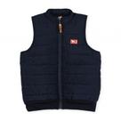 Roupa Infantil Masculina Colete Preto Social Charpey Gola Alta Inverno Usar com Jeans Moto