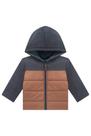 Roupa Infantil Menino Jaqueta Puffer Com Capuz Quentinho Ideal Inverno Dia a Dia Frio LucBoo