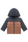 Roupa Infantil Menino Jaqueta Puffer Com Capuz Quentinho Ideal Inverno Dia a Dia Frio LucBoo