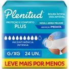 Roupa Íntima Adulto Plenitud Plus Pants G/EG com 24 unidades