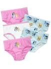 Roupa íntima Bluey Girls, pacote com 5, multicolorida, tamanho 5