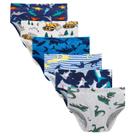 Roupa íntima Boboking Little Boys Briefs Dinosaur 6/7Y (pacote com 6) Roupa íntima Boboking Little Boys Briefs Dinosaur 6/7Y (pacote com 6)