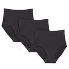 Roupa íntima de época KNIX Super Leakproof High Rise Black, pacote com 3 Roupa íntima de época KNIX Super Leakproof High Rise Black, pacote com 3