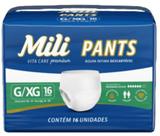 Roupa intima descartável mili vita care pants g/xg 16un Roupa intima descartável mili vita care pants g/xg 16un