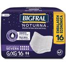 Roupa Íntima Descartável Noturna Pants G/XG Incontinência Severa Unissex Bigfral 16 Unidades