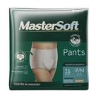 Roupa Íntima Descartável Unissex MasterSoft Tam P/M com 16 unidades Pacote Econômico