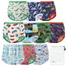 Roupa íntima EZ Moms Boys 5T Potty Training, pacote com 10 dinossauros Roupa íntima EZ Moms Boys 5T Potty Training, pacote com 10 dinossauros