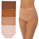 Roupa íntima feminina ELLEN TRACY, cueca completa sem costura, pacote com 2 x 4 Roupa íntima feminina ELLEN TRACY, cueca completa sem costura, pacote com 2 x 4
