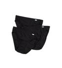Roupa íntima feminina Jockey Supersoft French Cut, pacote com 3 unidades, preta