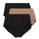Roupa íntima Hanes Comfort Super Leaks Post-Partum, pacote com 3 peças femininas