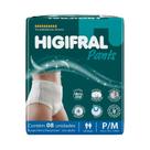 Roupa Intima Higifral Pants Tam P/M com 8Un - Eurofral