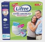 Roupa intima Lifree Super conforto G/XG Lifree c/16 unidades Unissex