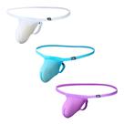 Roupa íntima masculina COMLIFE Seamless Ice Silk Thong, pacote com 3