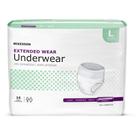 Roupa íntima McKesson Extended Wear Large Max Absorbency 14 ct
