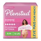 Roupa Íntima Plenitud Femme para Incontinência P/M 16 Unidades