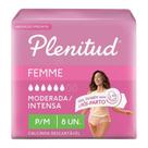 Roupa Íntima Plenitud Femme Tamanho P/M com 8 Unidades
