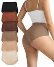 Roupa íntima sem costura COMENOLE High Waisted Tummy Control, pacote com 6 Roupa íntima sem costura COMENOLE High Waisted Tummy Control, pacote com 6