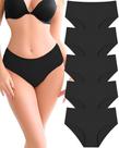 Roupa íntima sem costura UNDER THE SEA para mulheres Cheeky, pacote com 5