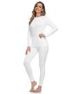 Roupa íntima térmica WEERTI Long Johns para mulheres forrada com lã