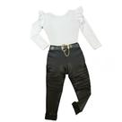 Roupa Juvenil Blusa Body Calça Cirrê Look Inverno Fashion Roupa Para Adolescente Estilosa