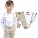 ROUPA JUVENIL SOCIAL BATIZADO CASAMENTO GRAVATA SUSPENSÓRIO Tamanho:6