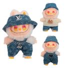 Roupa Labubu Chaveiro 15cm Look Jeans Exclusivo Sortido