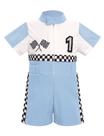 Roupa: macacão IMEKIS Baby Race Car Driver de 1º aniversário