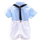 Roupa Mauricinho Conjunto Infantil Suspensório Menino Festa