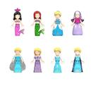 Roupa minifigura Doll Girl Princess de 6 anos ou mais com embalagem