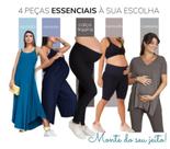 Roupa P/ Grávida Gestante Escolha 4 Peças Direto Da Fábrica