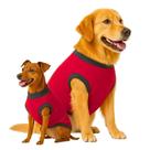 Roupa para Cachorro Vermelho Confortável para Pet Tamanho 0 a 18 Pequeno ao Grande Inverno
