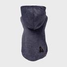 Roupa pet capuz plush frio inverno roupinha cachorro e gato 9 tamanhos facil de colocar Cor:VerdeTamanho:4