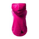 Roupa pet capuz plush frio inverno roupinha cachorro e gato 9 tamanhos facil de colocar Cor:VerdeTamanho:4