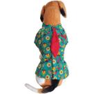Roupa Pet Macho Festa Junina Camisa Quadrilha para Cachorro Look Caipira Divertido Tam 4