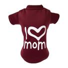 Roupa pet moletom frio inverno roupinha cachorro gato 9 tamanhos facil de colocar Cor:VinhoTamanho:2
