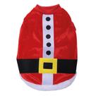 Roupa Pet Noel Vermelho e Branco