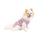 Roupa Pet Soft Bouclê Peluciado Ursos Lilás